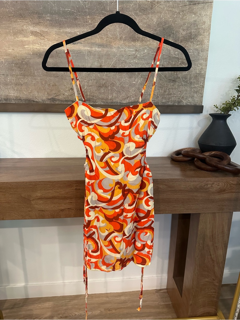 LA Hearts by PacSun Psychedelic Swirl Bodycon Mini Dress in XS